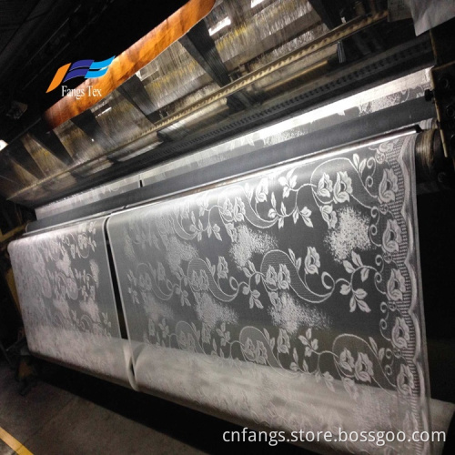 Elegant 100% Polyester Jacquard Window Curtain Fabric